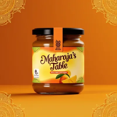 AI-Generated packaging for Food glass jar