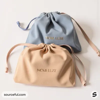 AI-Generated packaging for Drawstring bag