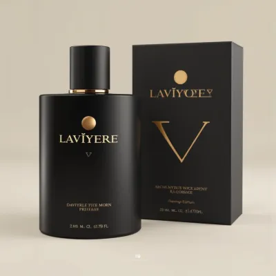 AI-Generated packaging for Perfume bottle