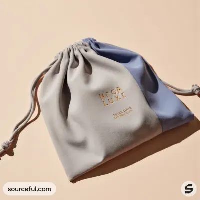 AI-Generated packaging for Drawstring bag