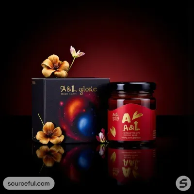 AI-Generated packaging for Food glass jar in the Alcoholic Beverages industry