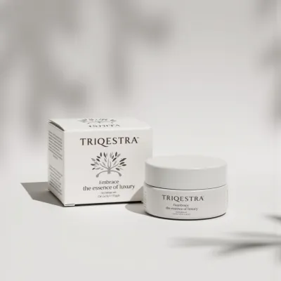 AI-Generated packaging for Cosmetics glass jar in the Skincare industry