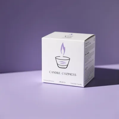 AI-Generated white carton box packaging