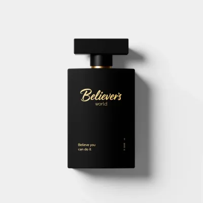 AI-Generated packaging for Perfume bottle