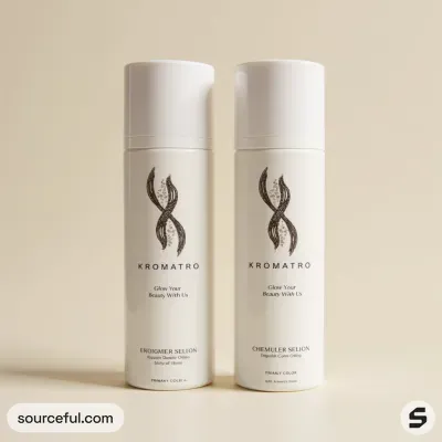 AI-Generated packaging for Pump bottle in the Beauty and Personal Care industry