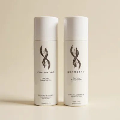 AI-Generated packaging for Pump bottle in the Beauty and Personal Care industry