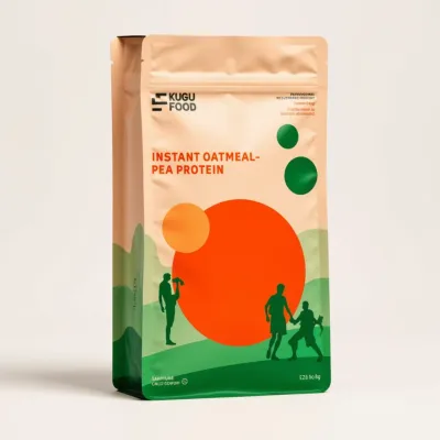 AI-Generated Food pouch packaging for Food and Snacks