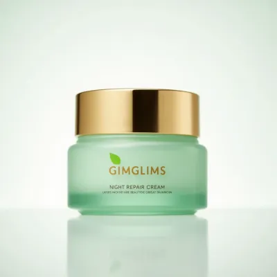 AI-Generated packaging for Food glass jar in the Beauty and Personal Care industry