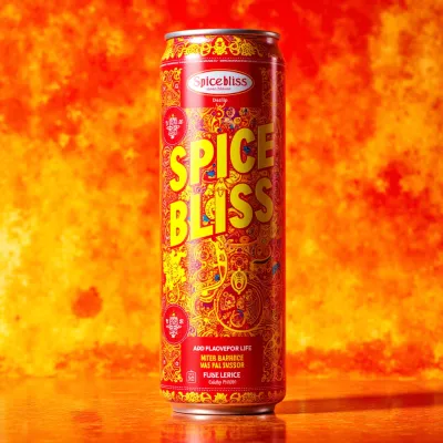 AI-Generated packaging for Drinks can in the Grocery and Pantry Staples industry