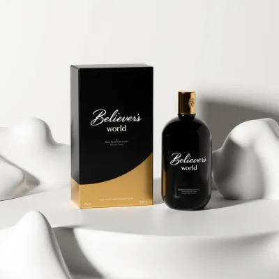 AI-Generated packaging for Perfume bottle