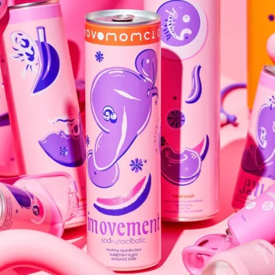 AI-Generated illustrative drinks can packaging