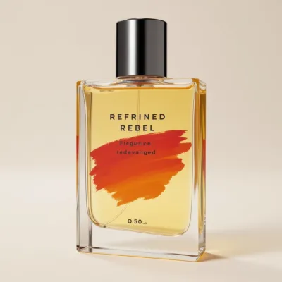 AI-Generated packaging for Perfume bottle