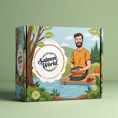 AI-Generated packaging for Mailer box