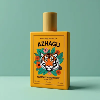 AI-Generated packaging for Perfume bottle in the Fragrances industry