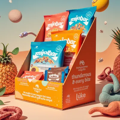 AI-Generated packaging for Shelf display box