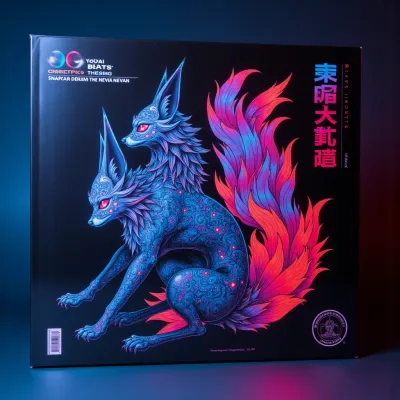 AI-Generated packaging for Vinyl album cover