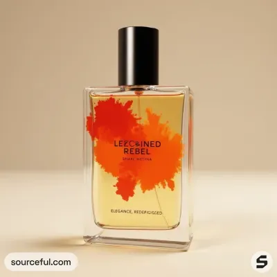 AI-Generated packaging for Perfume bottle