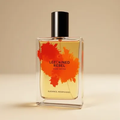 AI-Generated packaging for Perfume bottle