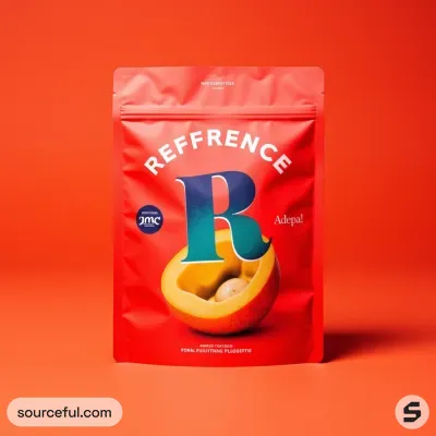 AI-Generated packaging for Food pouch in the Alcoholic Beverages industry