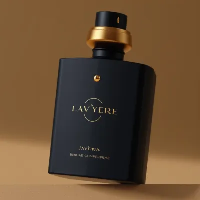 AI-Generated luxury perfume bottle packaging