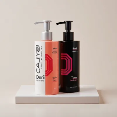 AI-Generated Pump bottle packaging for Beauty and Personal Care