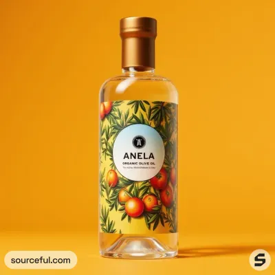 AI-Generated packaging for Perfume bottle in the Organic and Natural Products industry