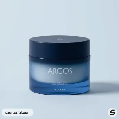 AI-Generated packaging for Cosmetics glass jar