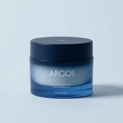AI-Generated packaging for Cosmetics glass jar