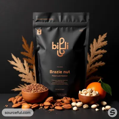 AI-Generated packaging for Food pouch in the Apparel industry