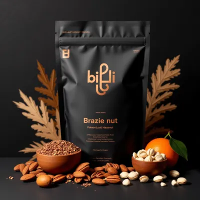 AI-Generated packaging for Food pouch in the Apparel industry