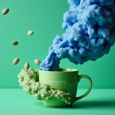 AI-Generated black carton box packaging