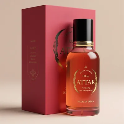 AI-Generated packaging for Perfume bottle