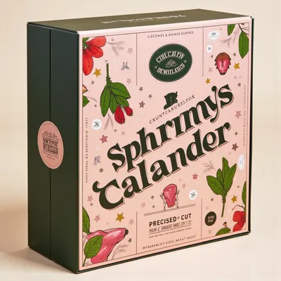 AI-Generated packaging for Advent calendar