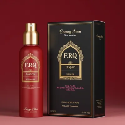 AI-Generated packaging for Perfume bottle