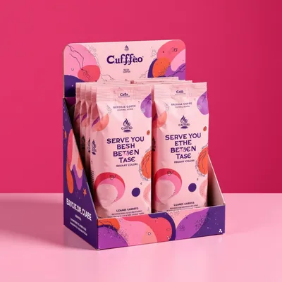 AI-Generated packaging for Shelf display box