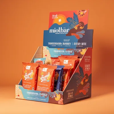 AI-Generated packaging for Shelf display box