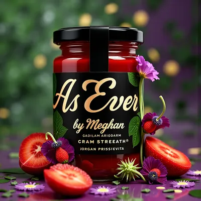 AI-Generated packaging for Food glass jar