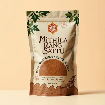 AI-Generated packaging for Food pouch in the Packaged Foods industry