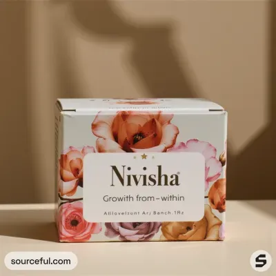 AI-Generated packaging for Cosmetics glass jar in the Haircare Products industry