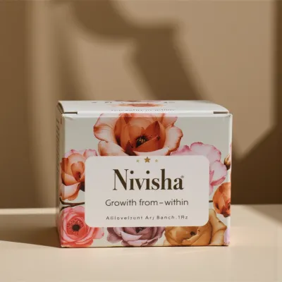 AI-Generated packaging for Cosmetics glass jar
