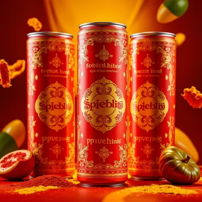 AI-Generated packaging for Drinks can