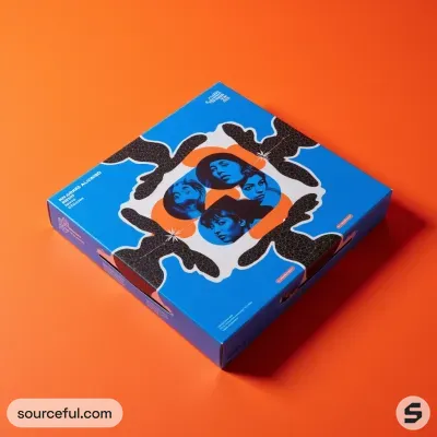 AI-Generated packaging for Vinyl album cover