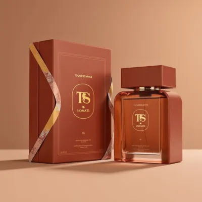 AI-Generated packaging for Perfume bottle