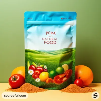 AI-Generated packaging for Food pouch in the Grocery and Pantry Staples industry