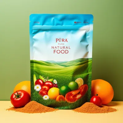 AI-Generated packaging for Food pouch in the Grocery and Pantry Staples industry