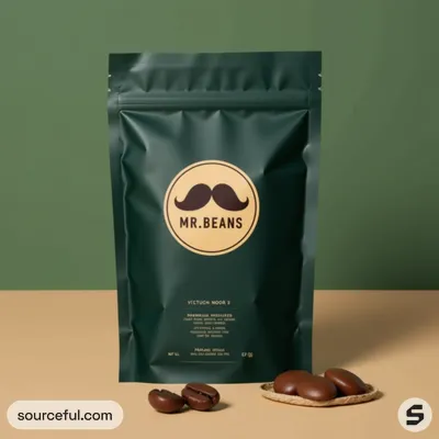 AI-Generated packaging for Food pouch in the Packaged Foods industry