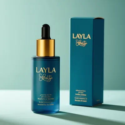 AI-Generated packaging for Dropper bottle