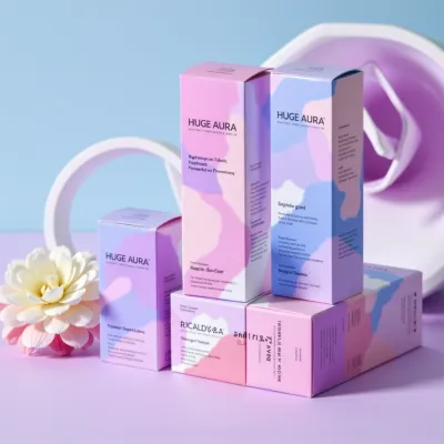 AI-Generated Carton box packaging for Beauty and Personal Care