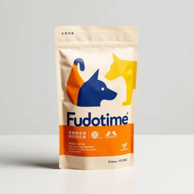 AI-Generated illustrative food pouch packaging