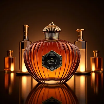 AI-Generated packaging for Perfume bottle